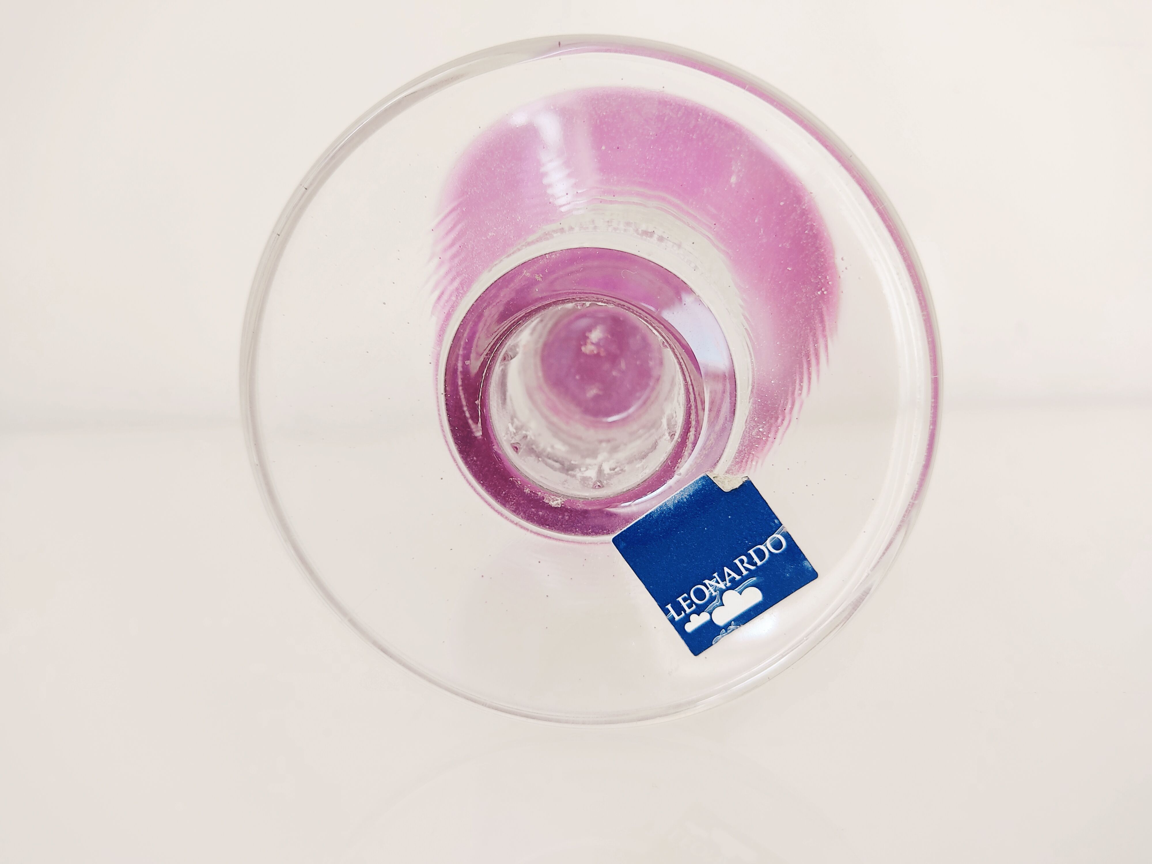 Leonardo glass candle holder