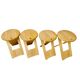 Lot de 4 tabourets pliants  Suzy Adrian Reed  1979