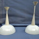 2 suspensions vintage Holophane 1960