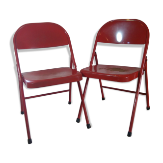 Paire de chaises Krueger édition originale américaine des années 50