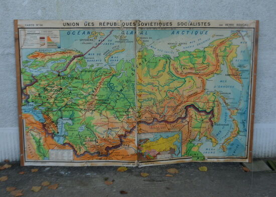 Lot of maps of ancient USSR geography