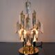 Lamp by Oscar Torlasco for Stilkronen, cut glass Murano, Italy, 1970