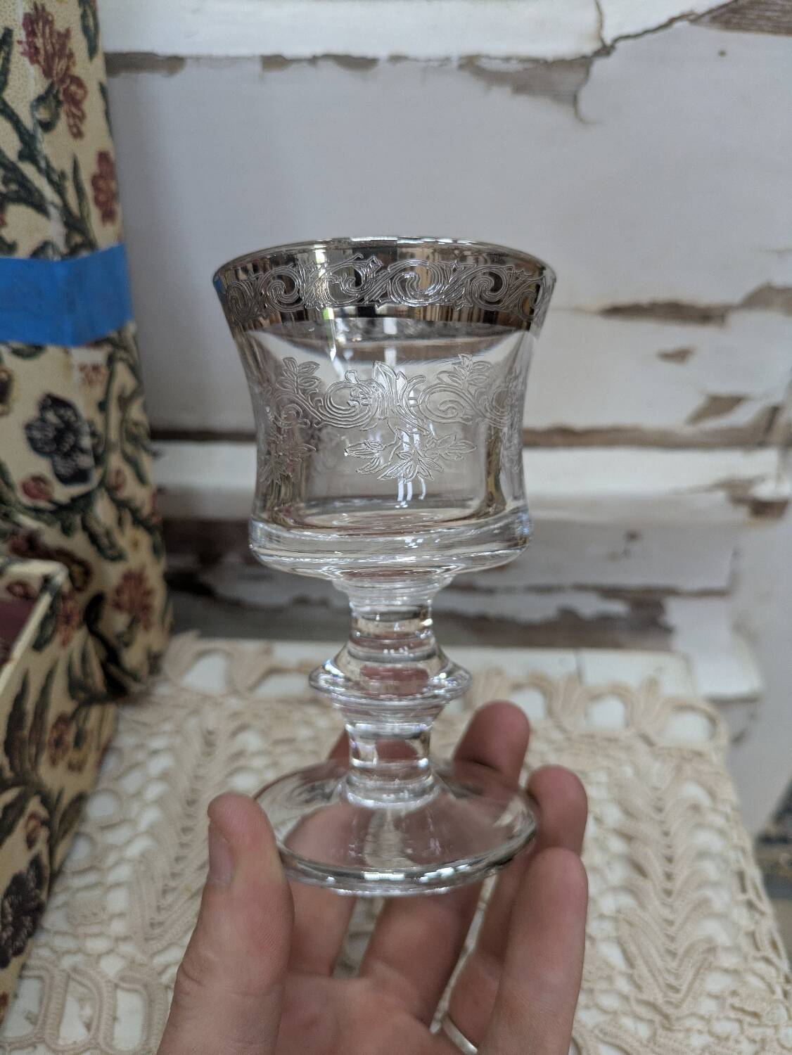 Murano stemmed glasses