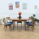 Round table G Scandinavian teak extendable