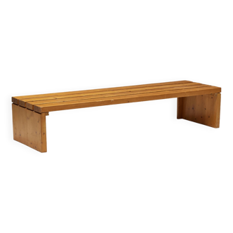 Slate Bench by Charlotte Perriand for Les Arcs, France, 1980s