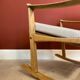 Rocking-chair danois par Finn Juhl pour M. Nissen, Danemark années 1960