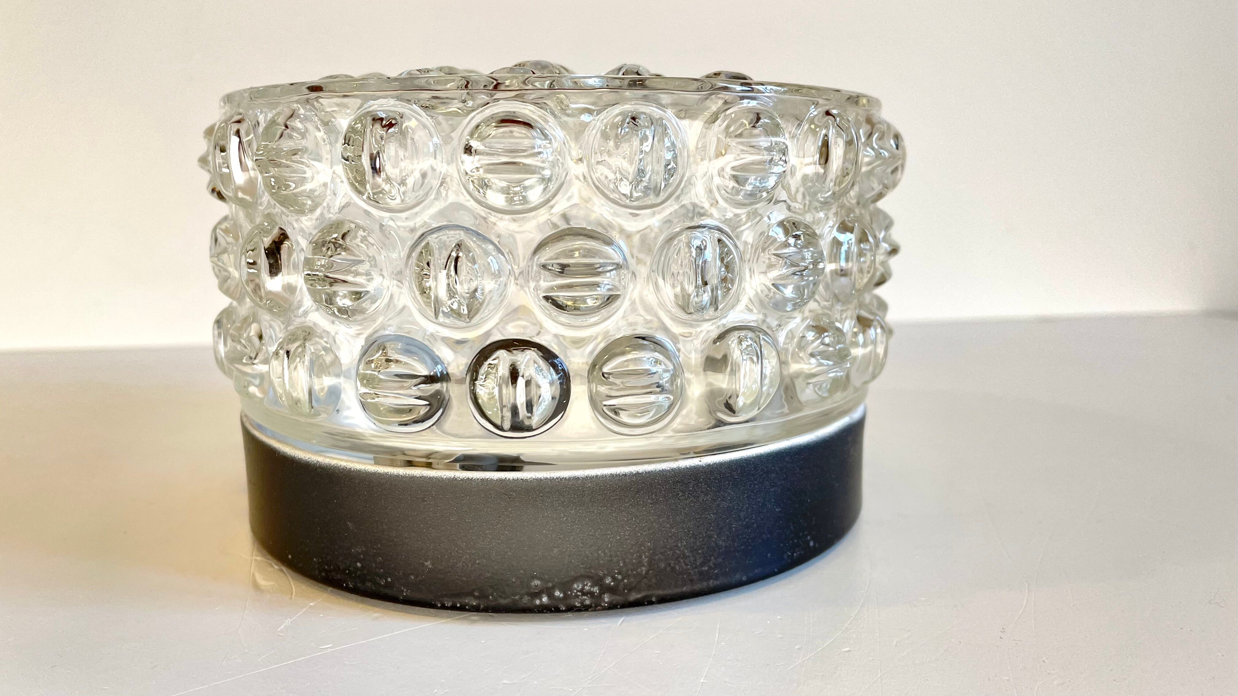 Ceiling lamp geometric design years 60s