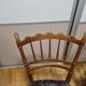 Lot of retro wooden chairs