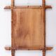 Vintage beautiful french bamboo mirror