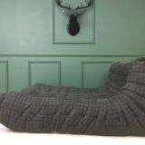 Design dark grey Togo sofa Ligne Roset by Michel Ducaroy