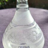 Carafe en verre mousseline 19ème