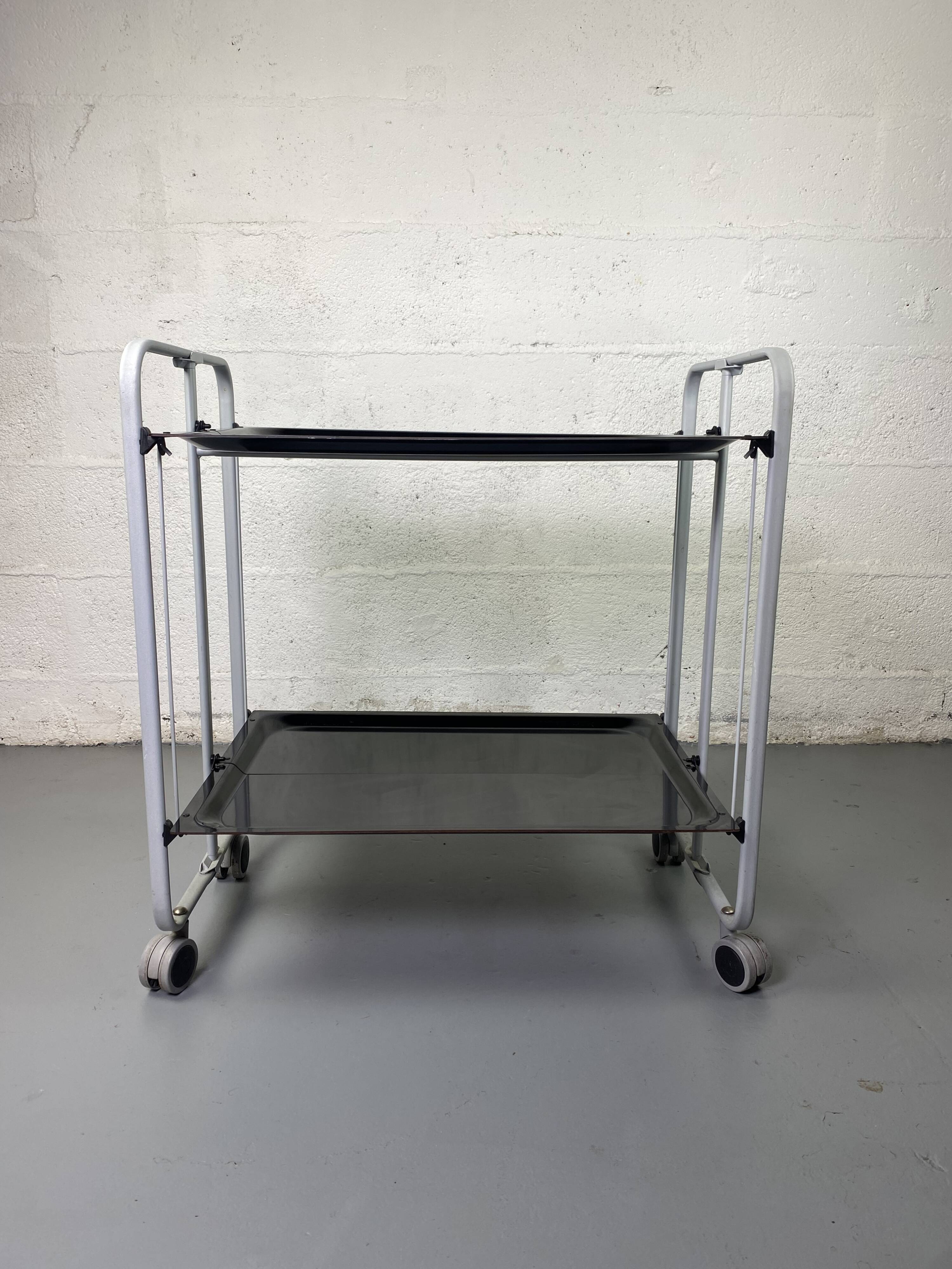 Vintage black Bauhaus folding server