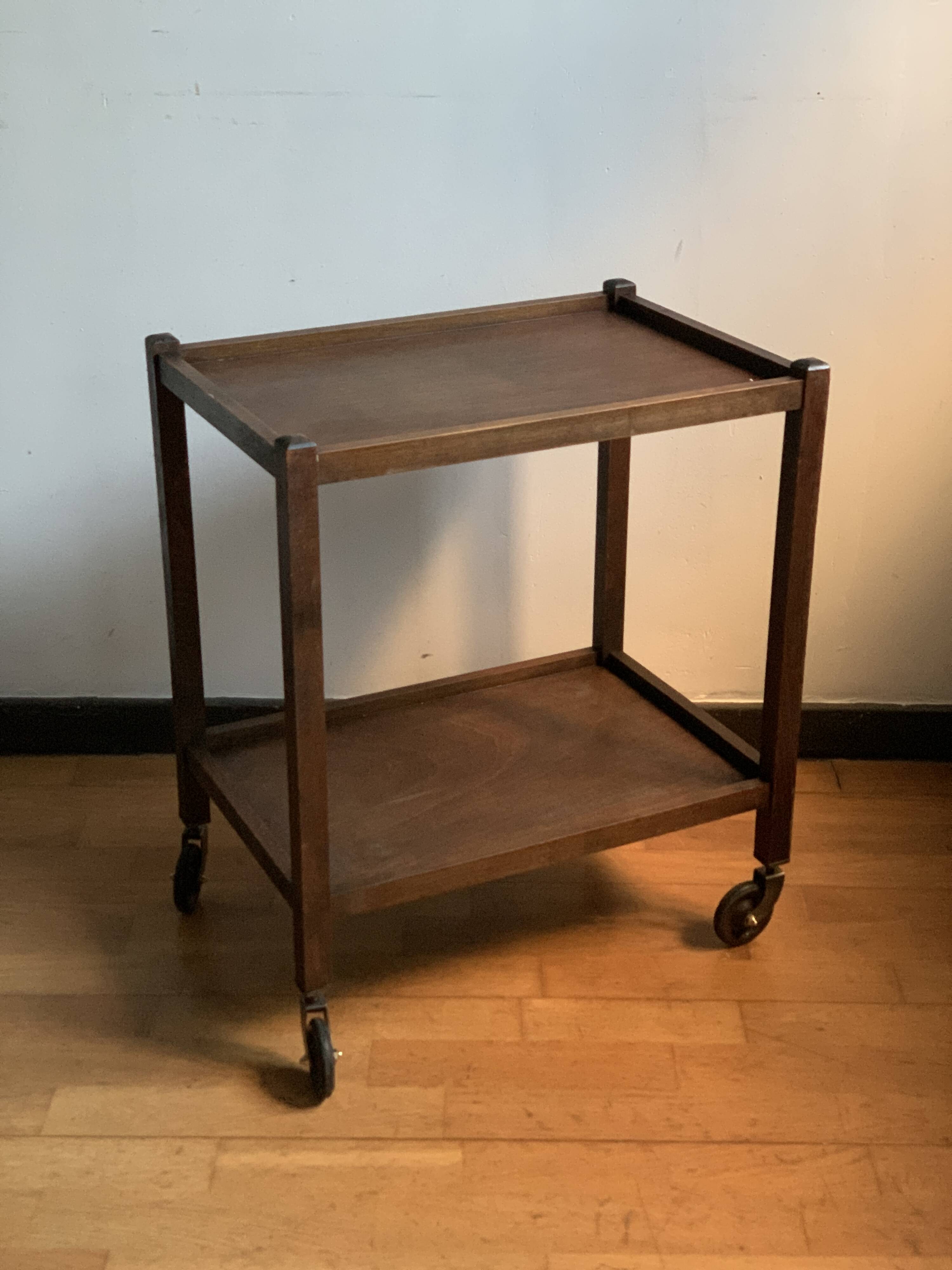 Wooden trolley