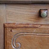 Small oak desk in Louis XV style