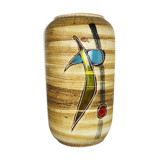 Pottery fat lava multicolor 546-40 vase made by Scheurich, 1960s
