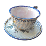 Cup & under old cup - godronnée-henriot - quimper