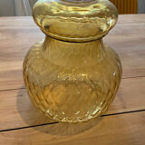 Glass abat pineapple pattern