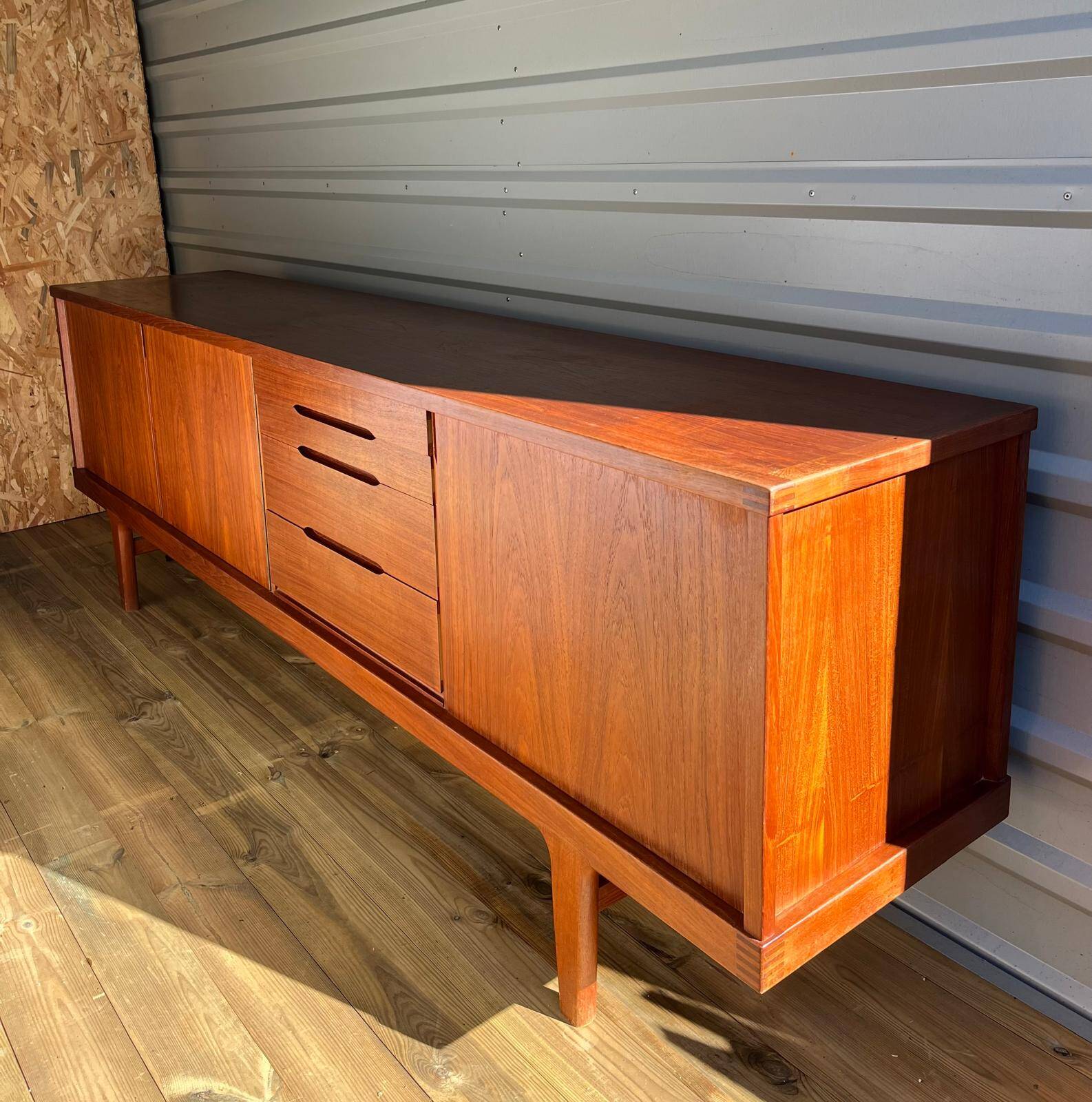 Scandinavian sideboard, Henning Kjaernulf for Møbelfabrik 🇩🇰, 1960s
