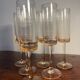 Set of 6 champagne glasses – Studio Nova – Parc Avenue Green Pink – A