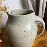 Large pyrite stoneware pitcher