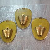 Set of 1950s wall lights