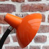 Desk lamp aluminor orange 70's