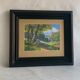 Landscape, watercolor painting 1940er
