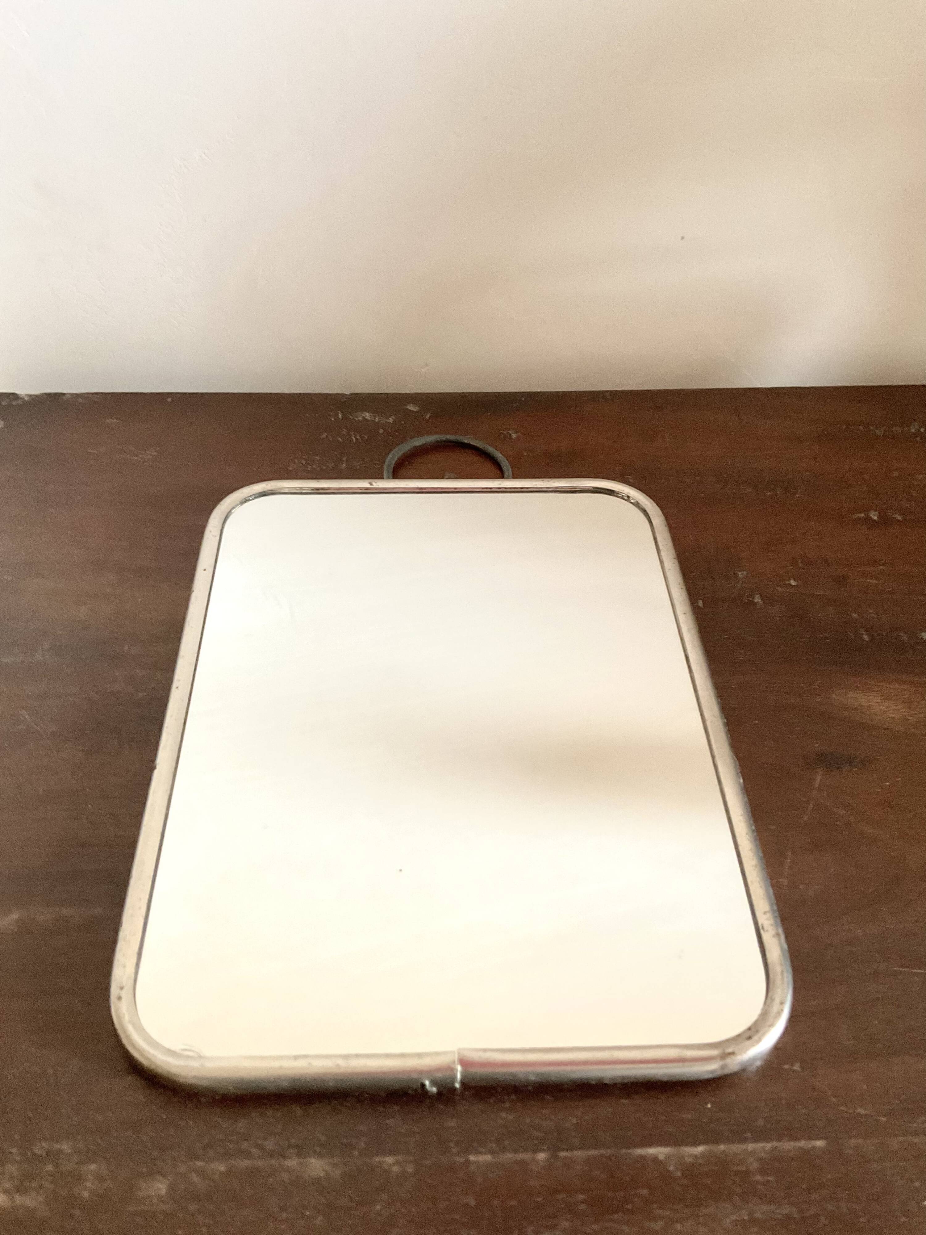 Vintage barber mirror 15x20cm