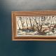 Oil on Swedish panel - "Forest in Winter" - Signed - Vintage and Framed