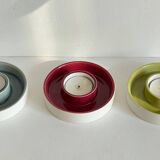 BOUGEOIRS Cracked Ceramic Candle Holder