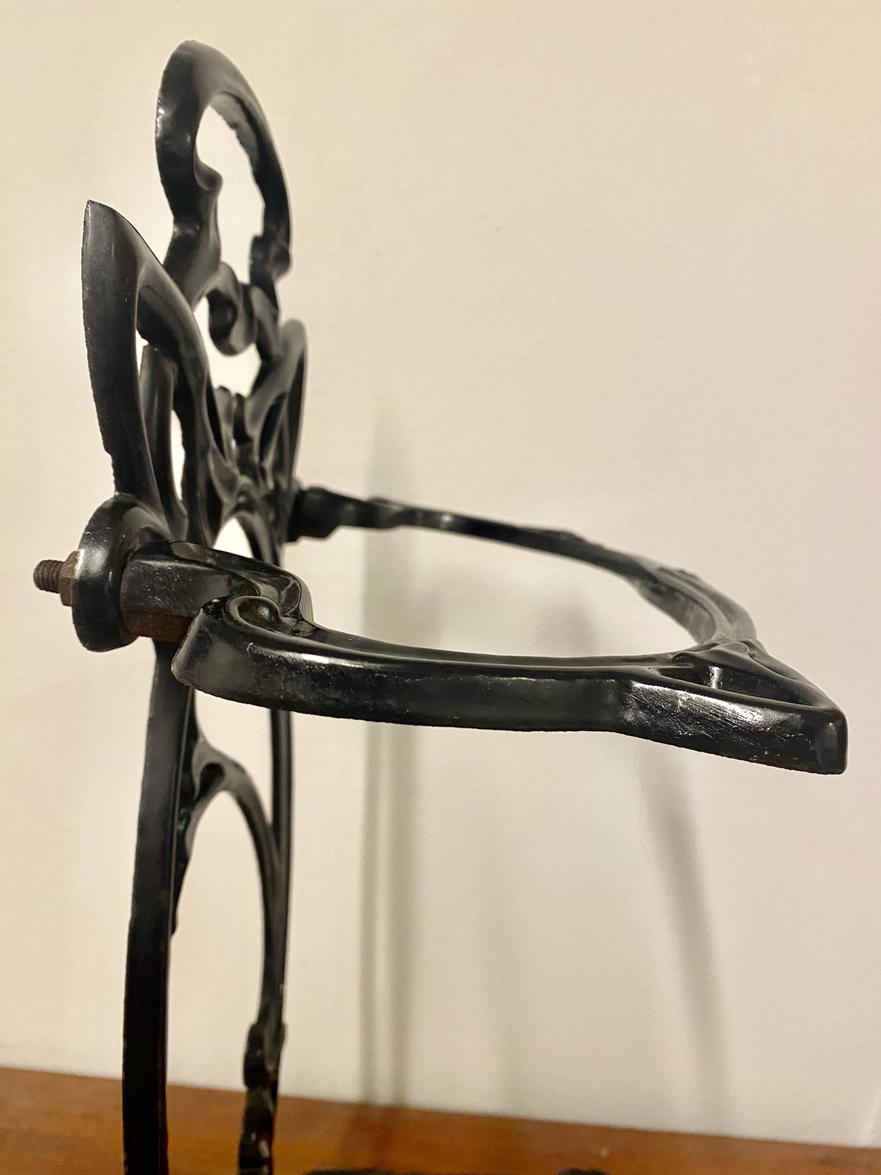 Antique cast iron umbrella stand