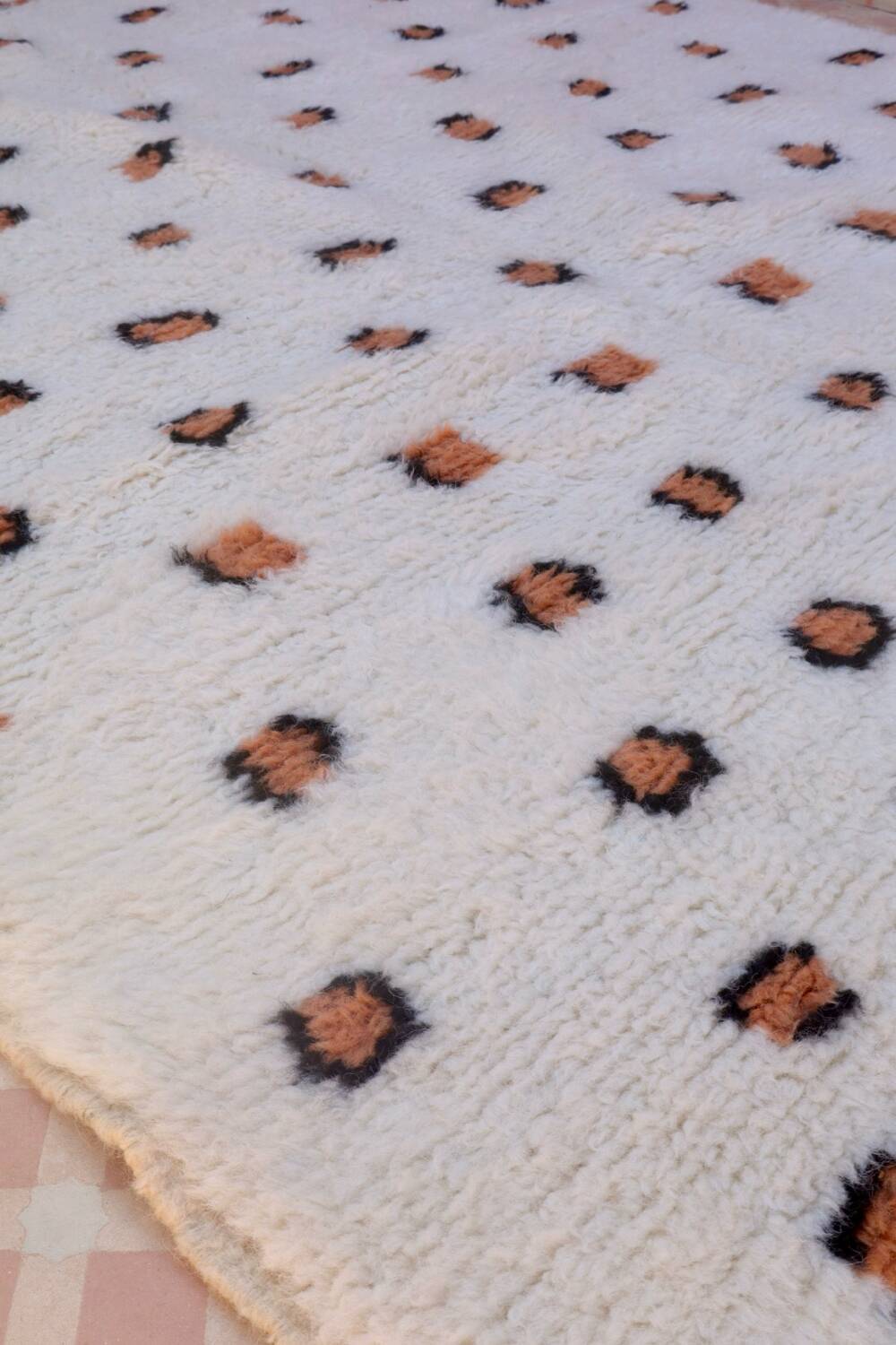 Tapis berbère léopard fait-main