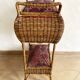 Rattan and textile worker, 2 chests, 1960s