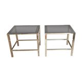Pair side tables design sofa ends