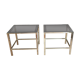 Pair side tables design sofa ends