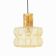 Mid Century Diamond Glass Pendant Light by H. Tynell for Limburg, 1960s