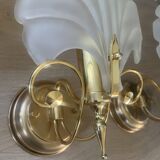 Pair of vintage shell wall lights