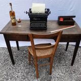 Old vintage wooden desk