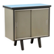 Vintage lacquered metal storage furniture, design, Italy, 1960s