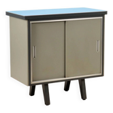 Meuble de rangement vintage en métal laqué, design, Italie, années 1960
