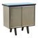 Vintage lacquered metal storage furniture, design, Italy, 1960s