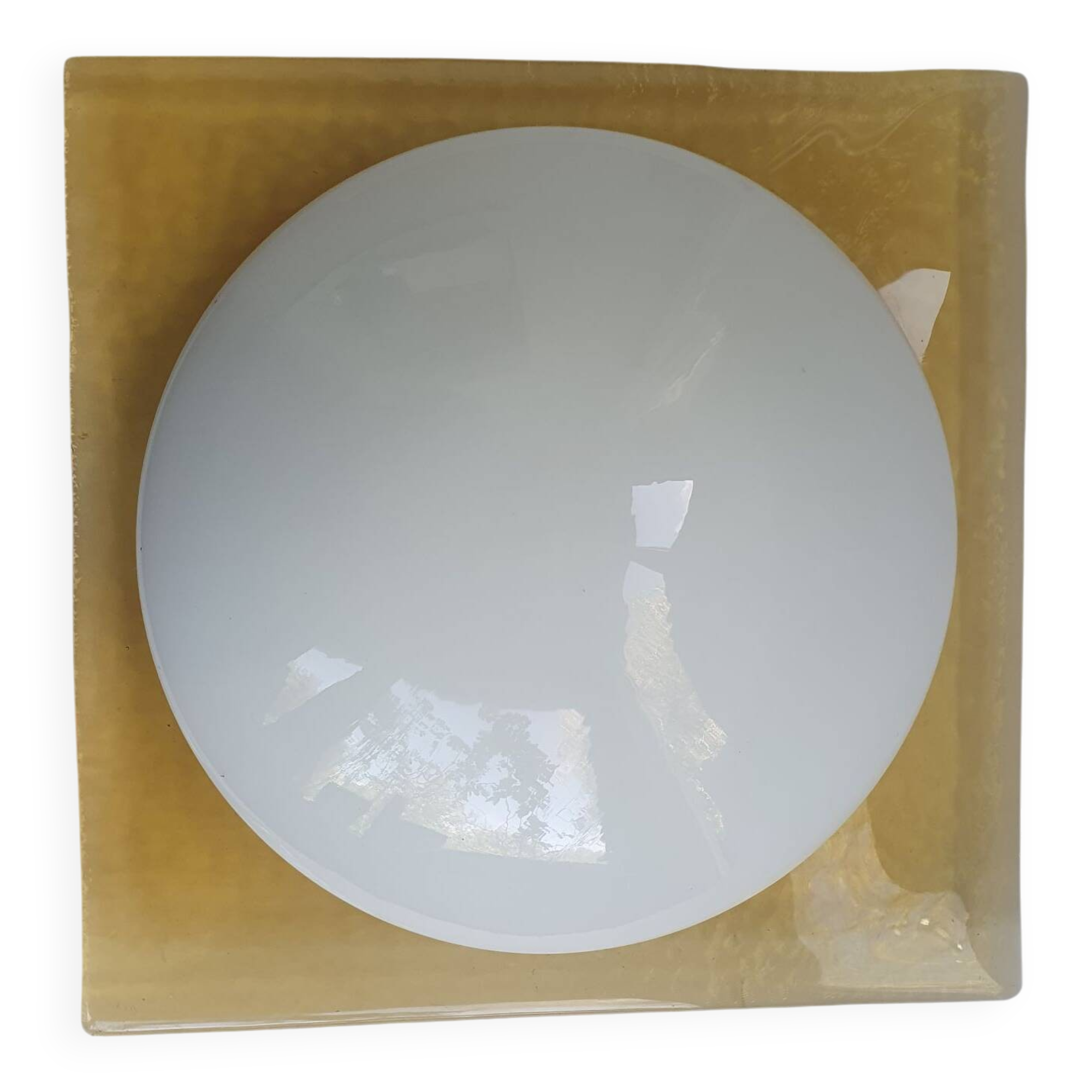 Large Murano glass wall or ceiling light from the 70s