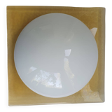 Large Murano glass wall or ceiling light from the 70s