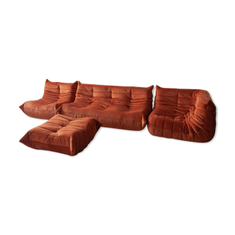 Togo sofa set model designed by Michel Ducaroy 1973