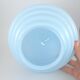 Suspension globe opaline bleu ciel vintage années 60