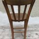 Set of 6 chairs bistro style baumann old 70s vintage wood