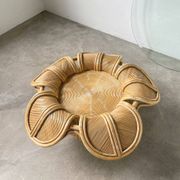 Vivai del sud “flower” rattan coffee table
