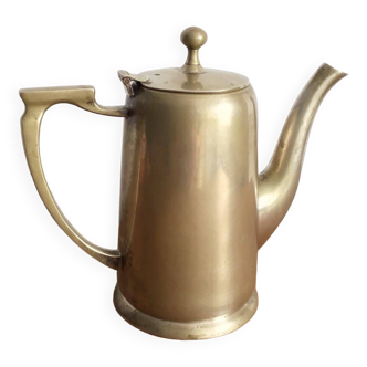 Vintage brass teapot