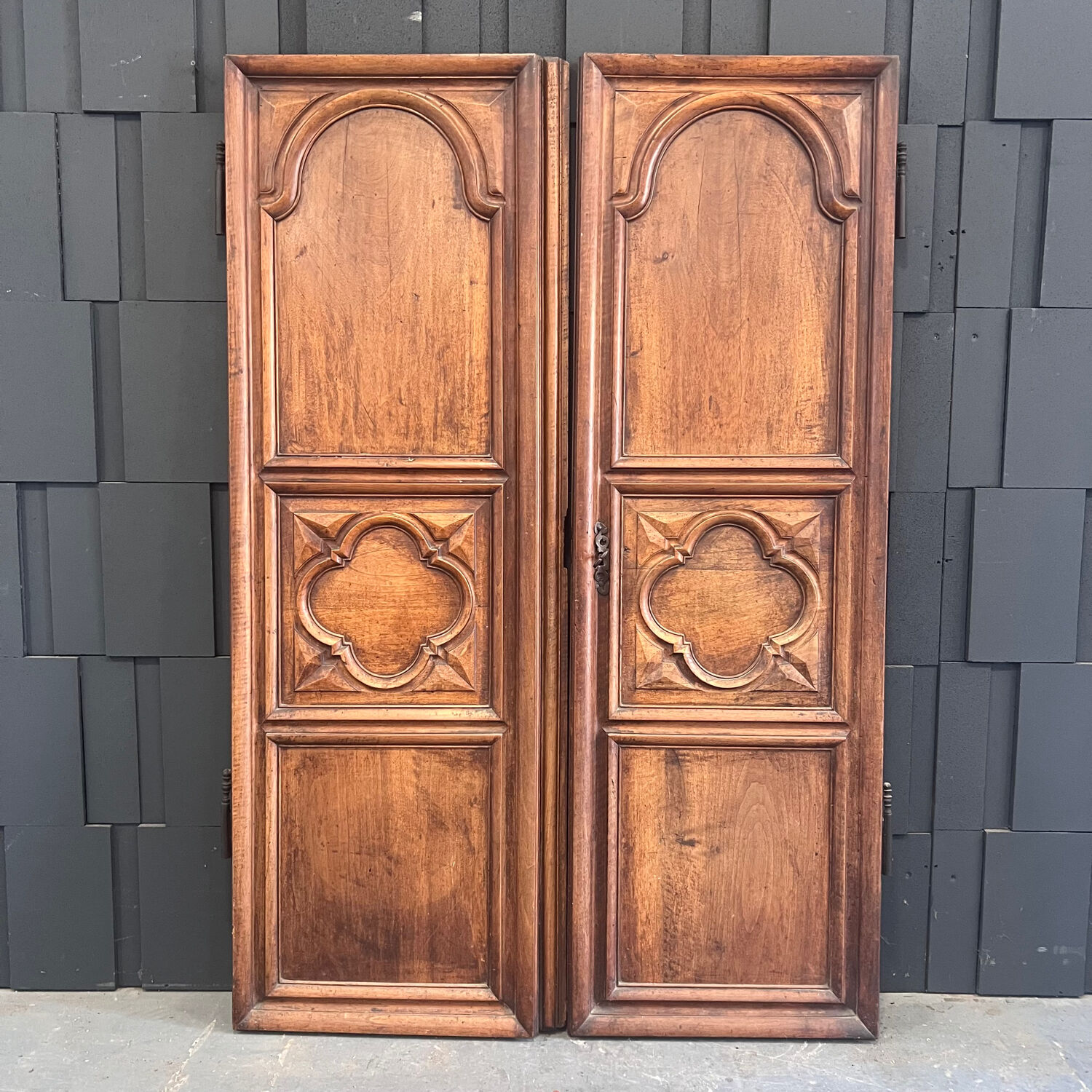 Old 19th century wooden doors