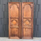 Pair of wooden doors, 19th century.
